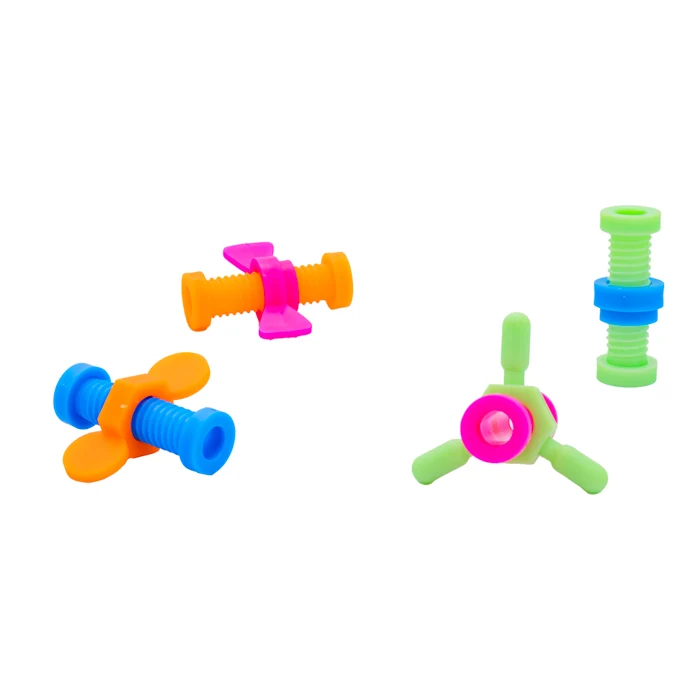 Sensory Lab Nuts 'n Bolts Pencil Toppers - Image 3
