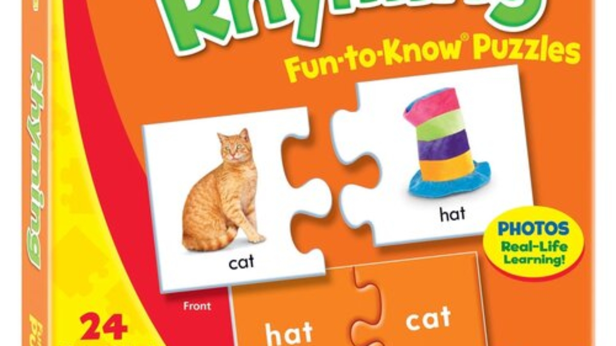 Trend Enterprises Rhyming Puzzle Set - Fun to Know Puzzles