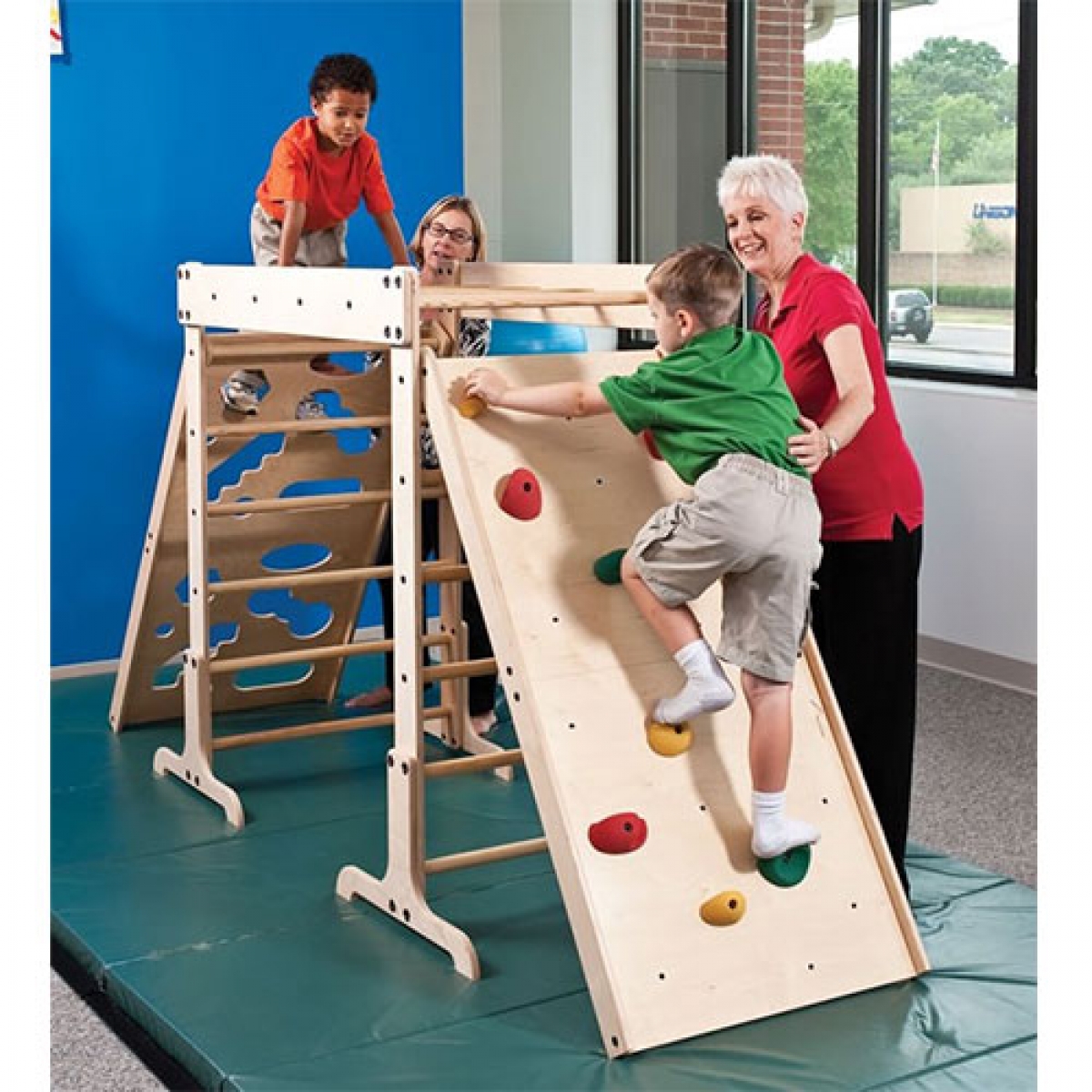Rock Wall for Jungle Gym Climbing Products
