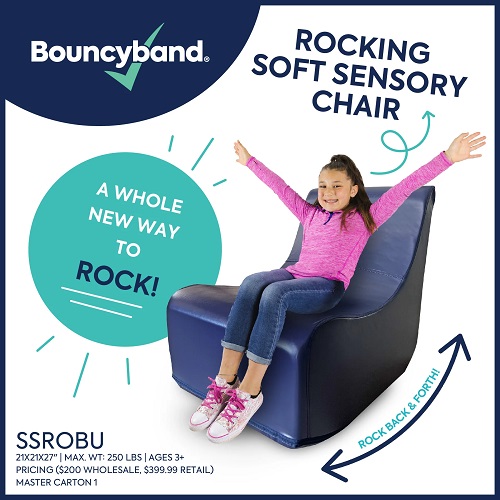 Baby rocking in sales high chair autism