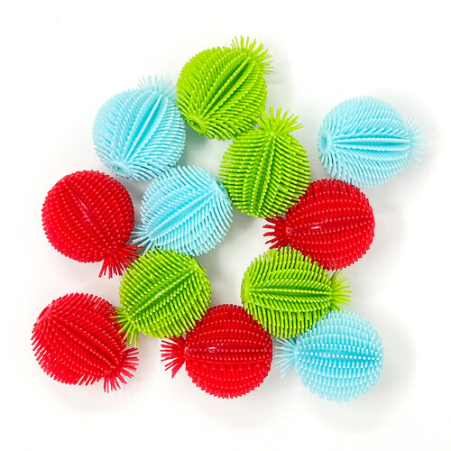 SPIKE Sensory Fidget Ball : 3 Pack -F