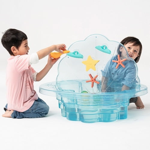 thumbnail image 2 of TEMI Sand Water Table For Toddlers, 4 In 1 Sand Table And Water Play Table, Kids Table Activity 2 of 14