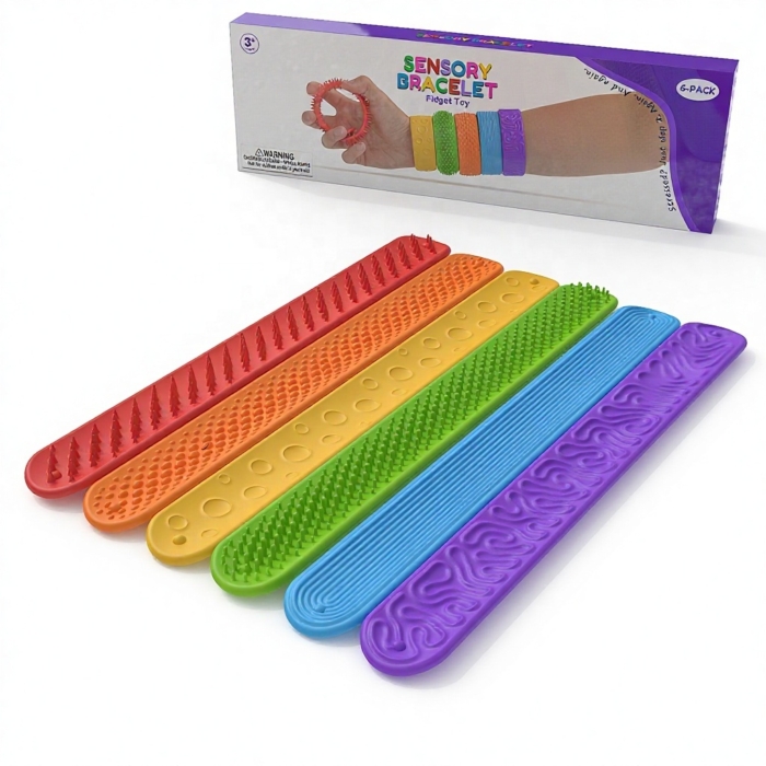 Sensory Slap Bracelets for Autism & Sensory Needs | 6-Pack