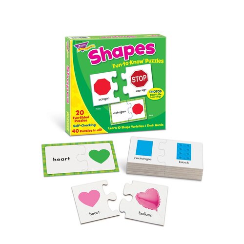 Shapes Puzzle Set Open