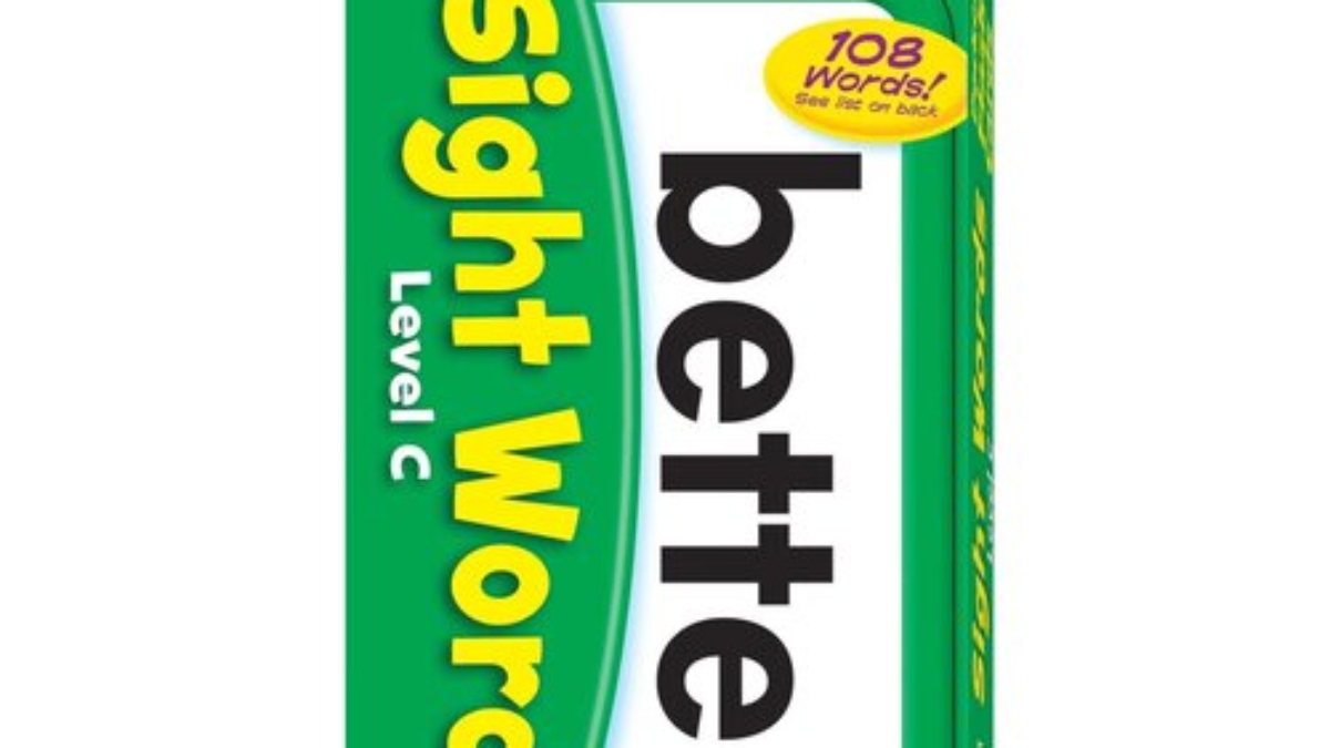 Sight Words Flash Cards Kindergarten Trend Enterprises Sight Words ...
