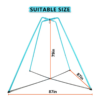 SkyBound Heavy Duty Metal Swing Set Frame