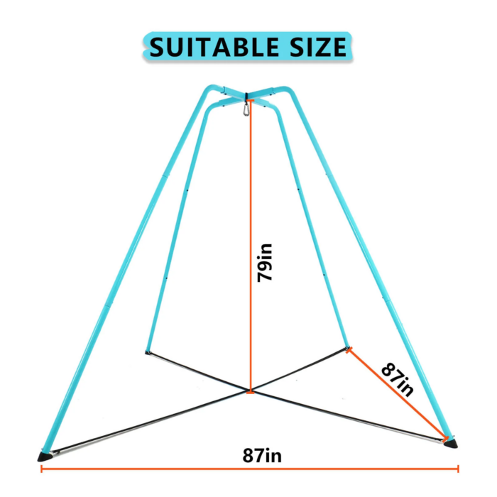 SkyBound Heavy Duty Metal Swing Set Frame