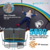 SkyLift Curved Pole Trampoline