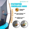 SkyLift Curved Pole Trampoline