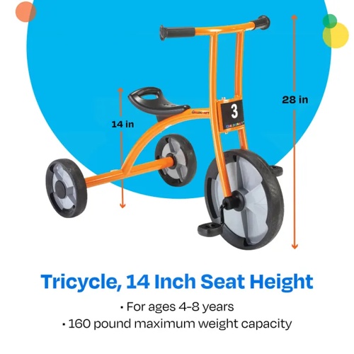 Tricycle, 14 Inch Seat Height