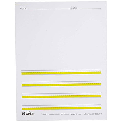 Abilitations Integrations Hi-Write Intermediate 2 Journal Paper- White - Pack - 100