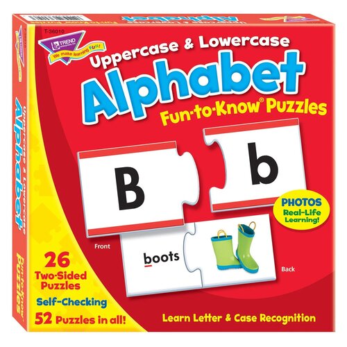 Uppercase & Lowercase Alphabet Puzzles