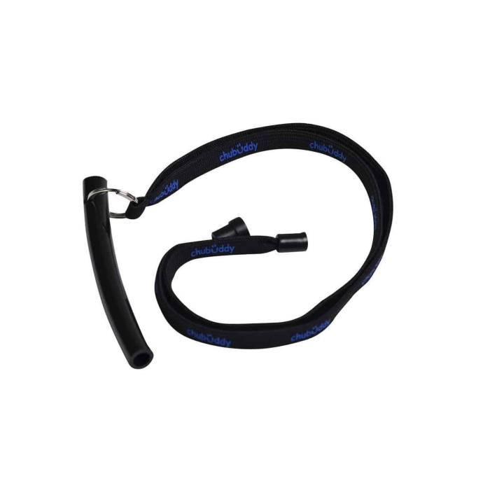 Neck Lanyard with Strong Tube 1/2" Black - Image 2