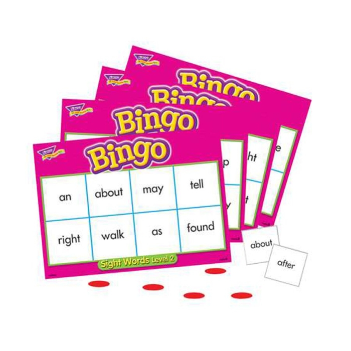 Bingo Game - Sight Words - Level 2