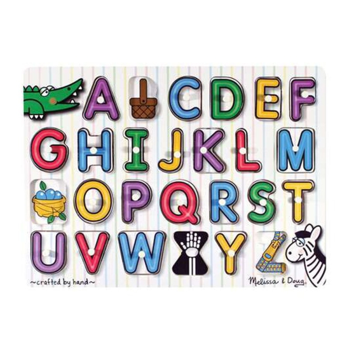 Melissa & Doug Colorful See-Inside Alphabet Puzzle