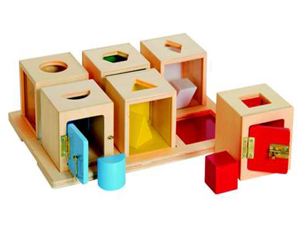 Guidecraft Peek-A-Boo Lock Box Set