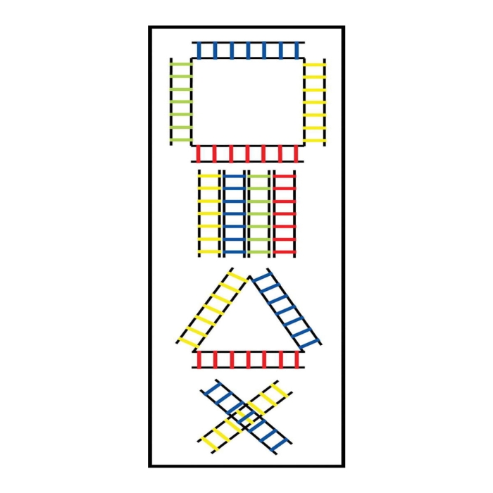 Champion Agility Ladders, 6-1/2 ft x 16 in, Set of 4