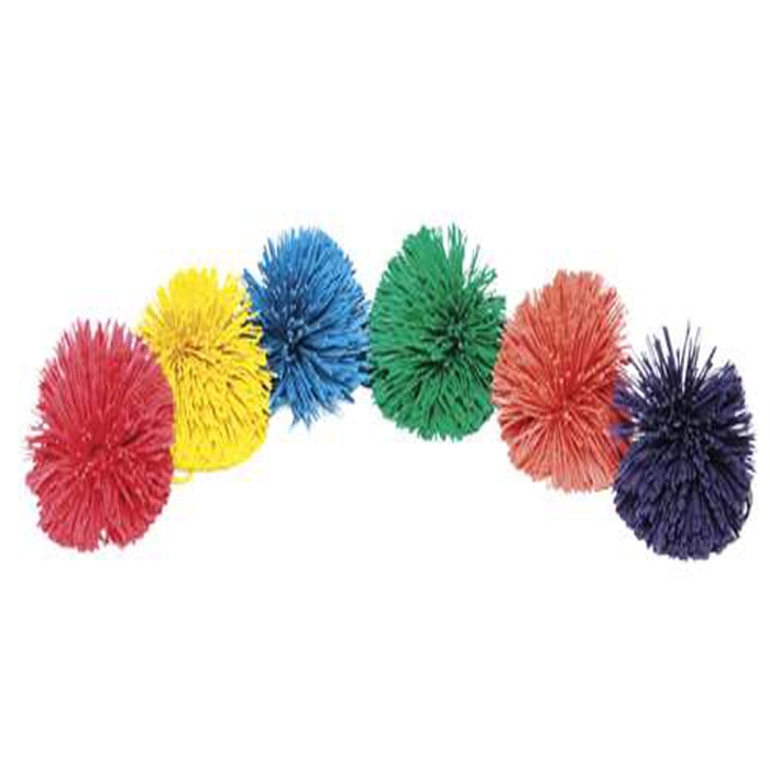 Sportime 3-1/2 in Rub-R-String Balls, Set of 6