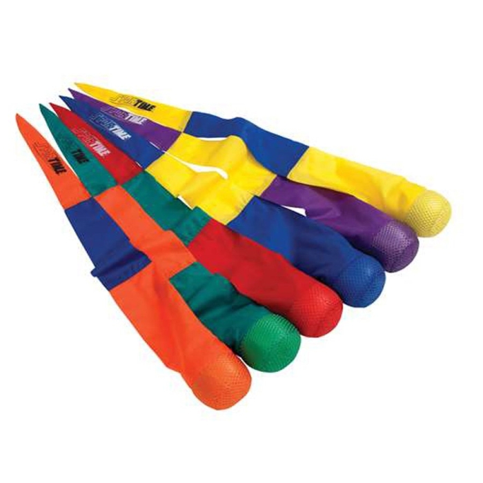 Catch Tail Foam Ball Set, 36 Inches Long, Assorted Colors, Pack of 6