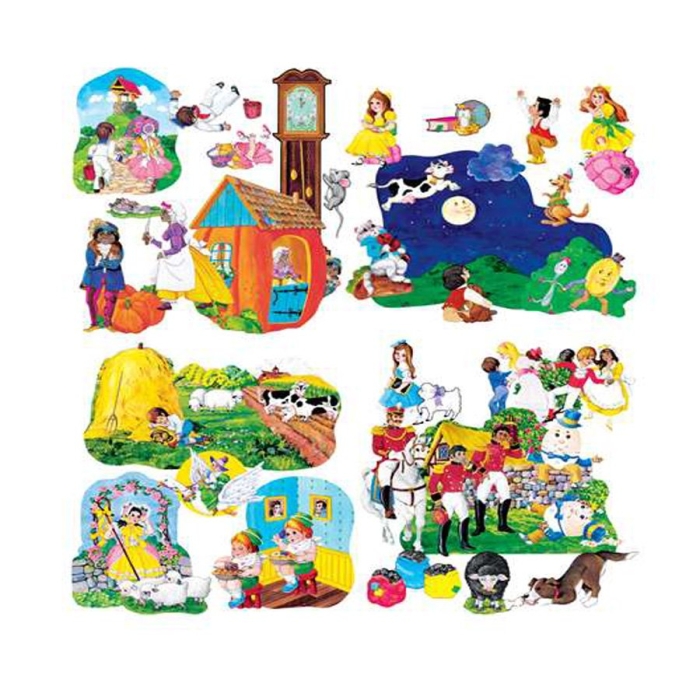 Little Folks Visuals Nursery Rhymes Pre-Cut Flannel Board Set