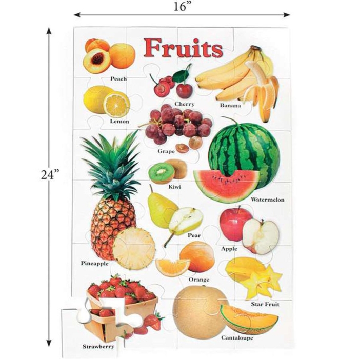 SI-Manufacturing Inside-View Fruit Floor Puzzle