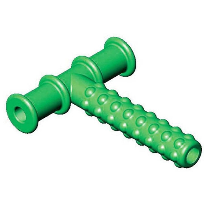 Green Knobby Texture Chewy Tube