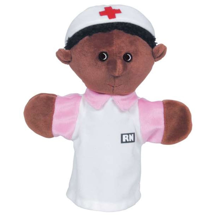 Get Ready Kids African American Nurse Hand Puppet