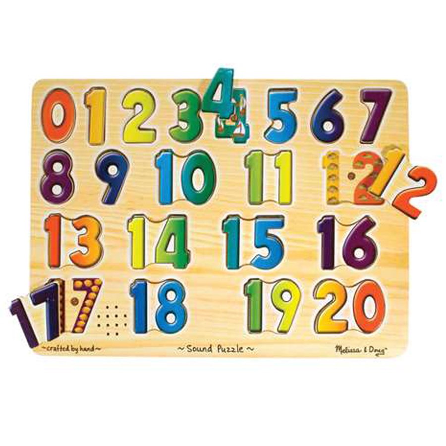 Melissa & Doug Numbers Sound Puzzle