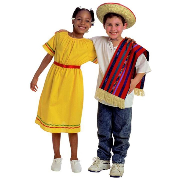 Children's Factory Hispanic Girl Multi-Cultural Costume