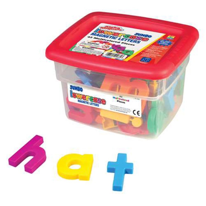 Lowercase Magnetic Letters, Multiple Colors, Set of 42